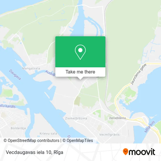 Карта Vecdaugavas iela 10