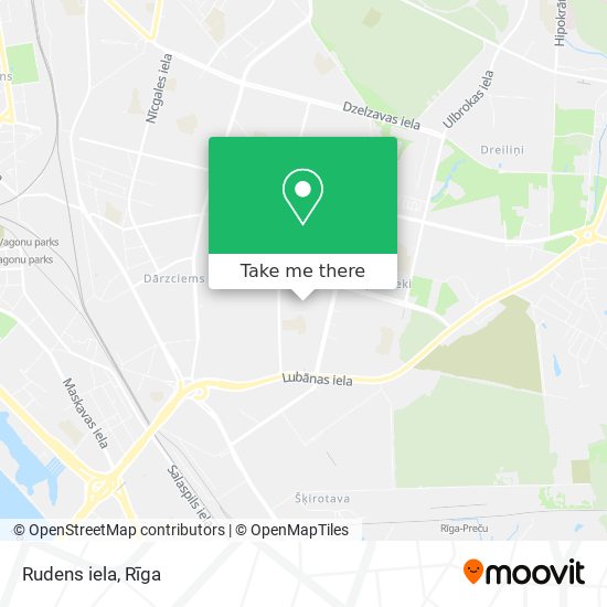 Rudens iela map