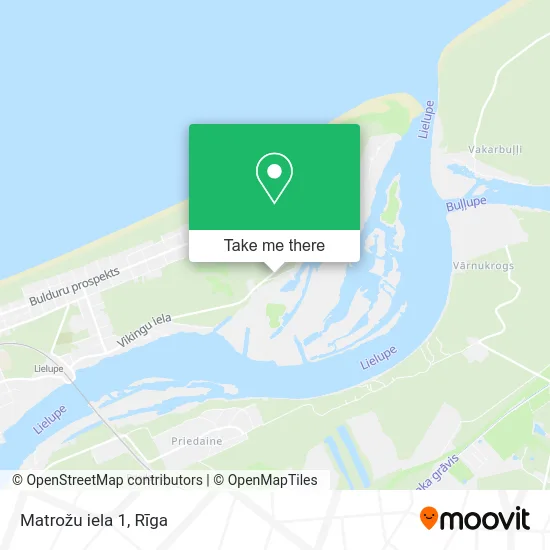 Карта Matrožu iela 1