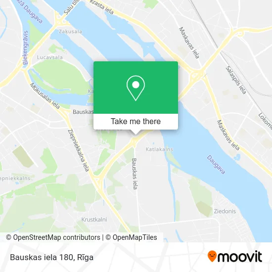 Bauskas iela 180 map