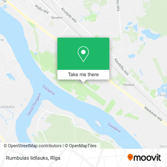 Карта Rumbulas lidlauks