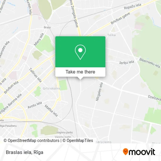 Braslas iela map