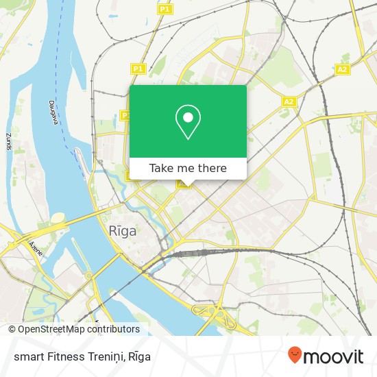 smart Fitness Treniņi map