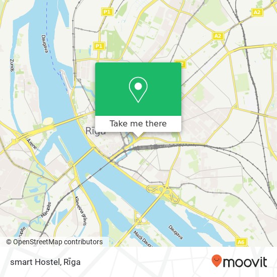 smart Hostel map