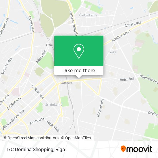 Карта T/C Domina Shopping