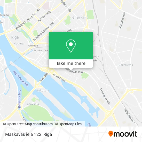Карта Maskavas iela 122