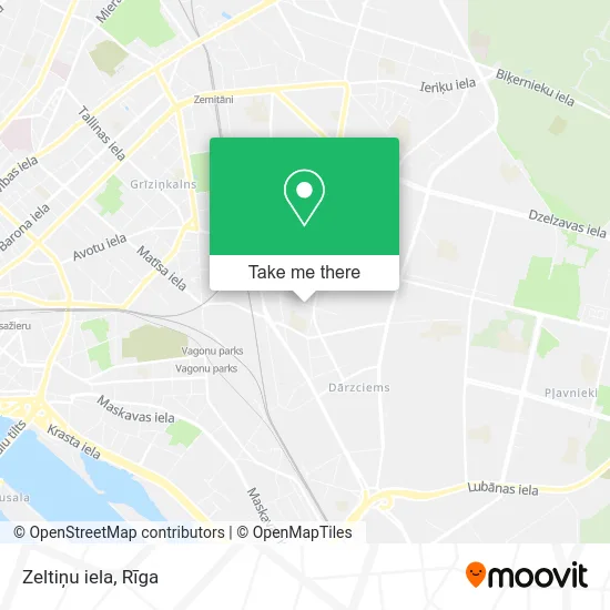 Карта Zeltiņu iela