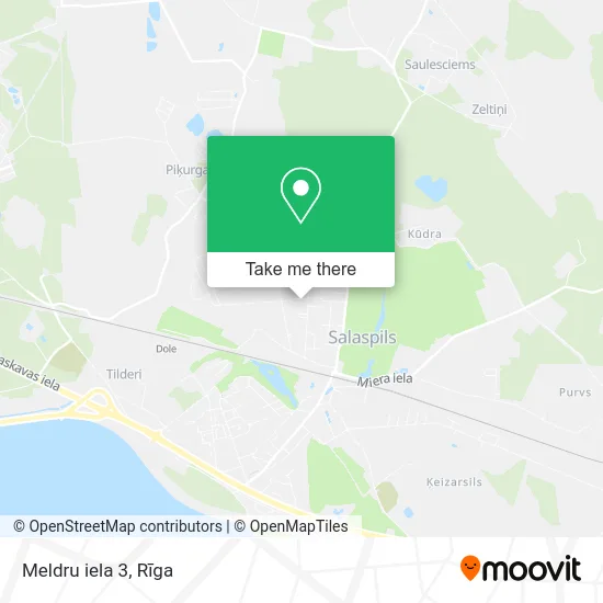 Карта Meldru iela 3