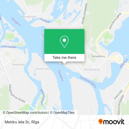 Карта Meldru iela 3c