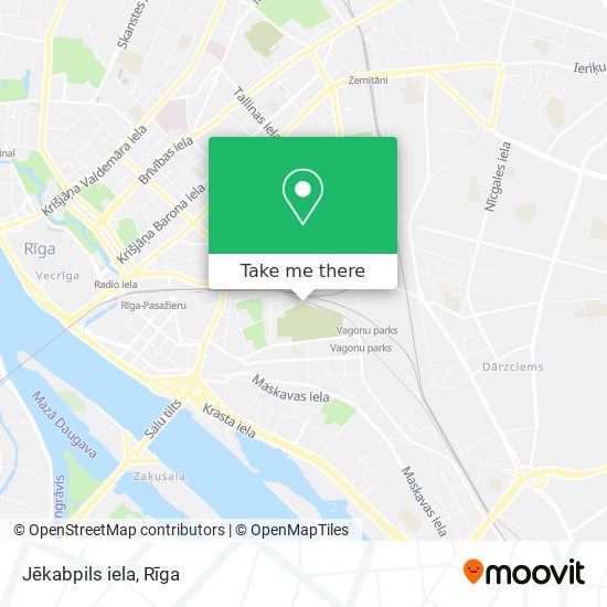 Jēkabpils iela map