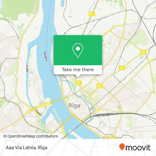 Aaa Via Latvia map
