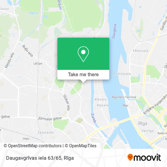 Daugavgrīvas iela 63/65 map
