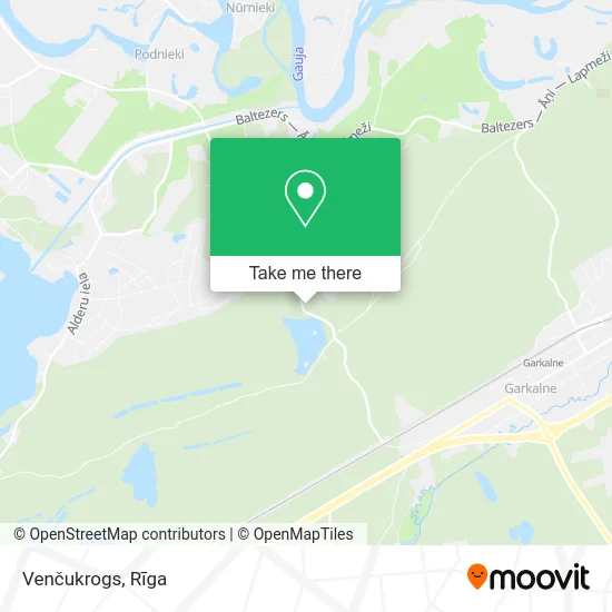 Карта Venčukrogs