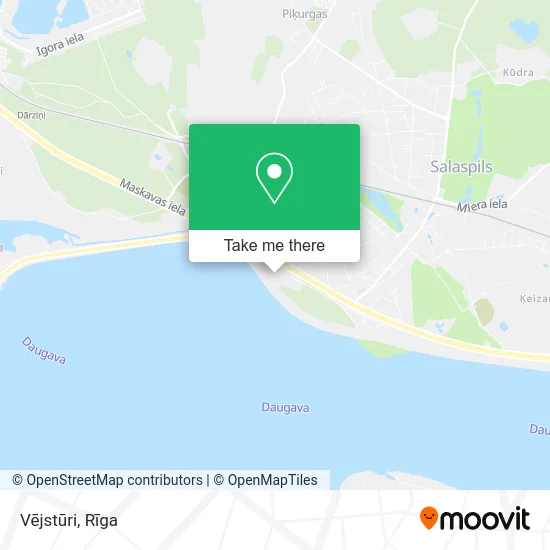 Карта Vējstūri