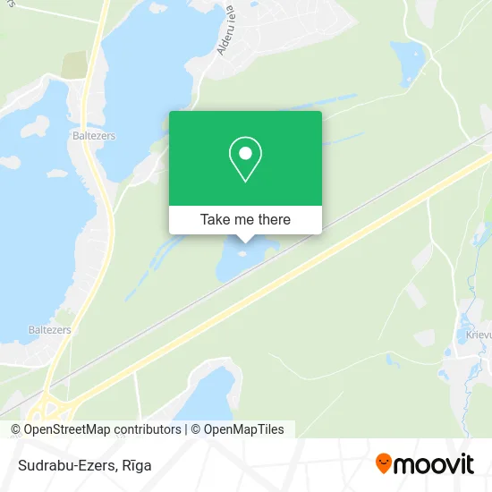 Карта Sudrabu-Ezers