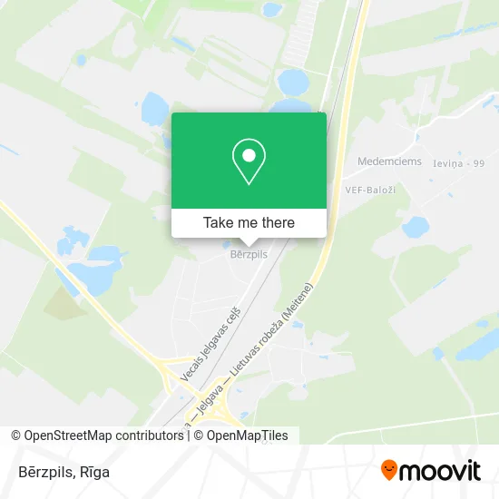 Карта Bērzpils