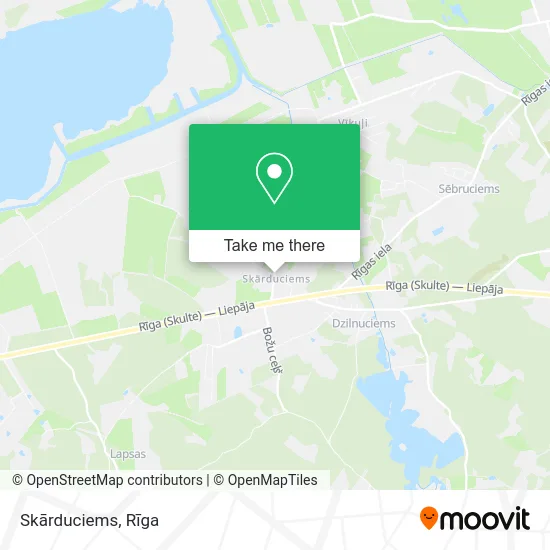Карта Skārduciems