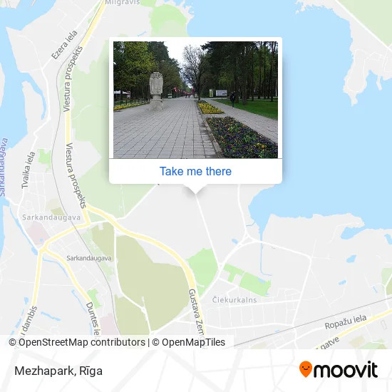 Карта Mezhapark