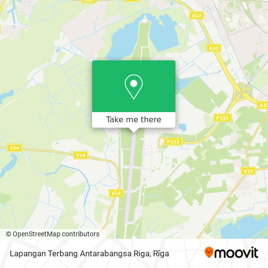 Lapangan Terbang Antarabangsa Riga map