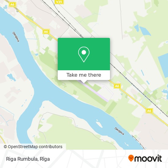 Riga Rumbula map