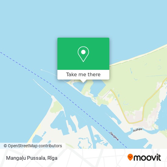 Mangaļu Pussala map