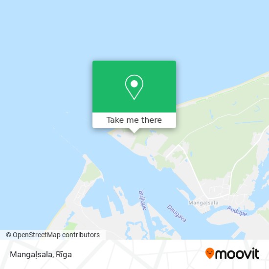 Mangaļsala map
