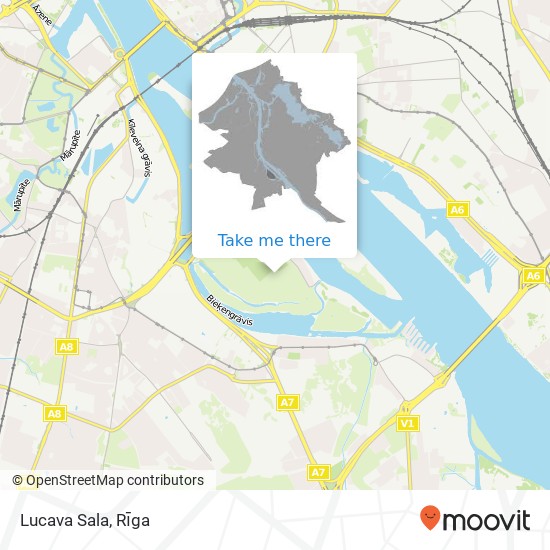 Lucava Sala map