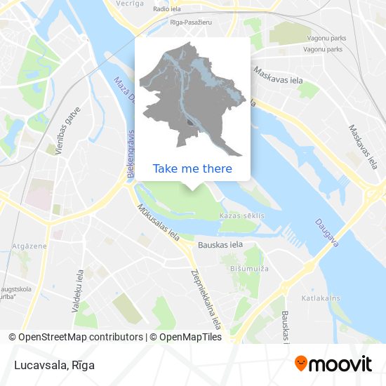 Lucavsala map