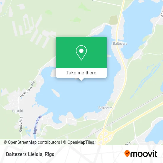 Baltezers Lielais map