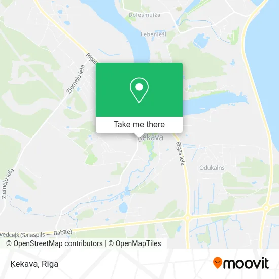 Карта Ķekava