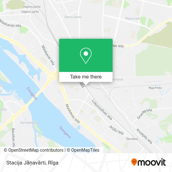 Карта Stacija Jāņavārti