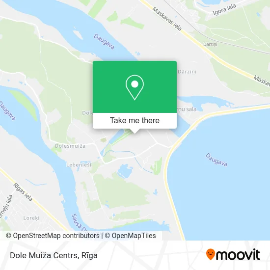 Dole Muiža Centrs map