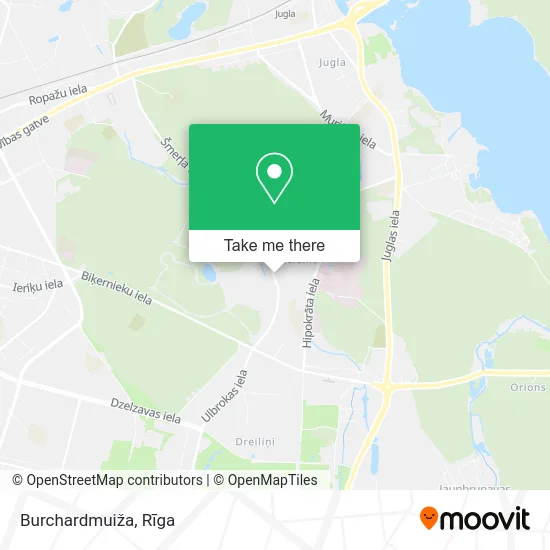 Карта Burchardmuiža