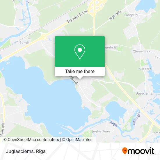 Карта Juglasciems