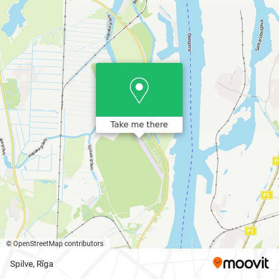 Spilve map