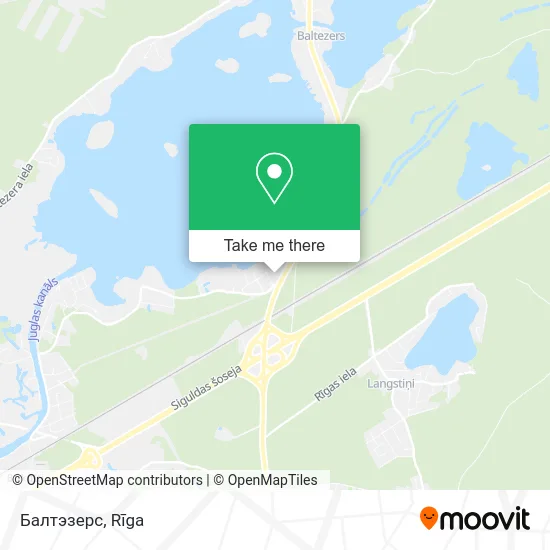 Карта Балтэзерс