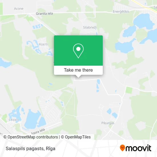 Карта Salaspils pagasts