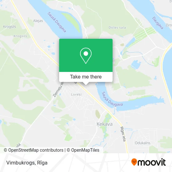 Карта Vimbukrogs