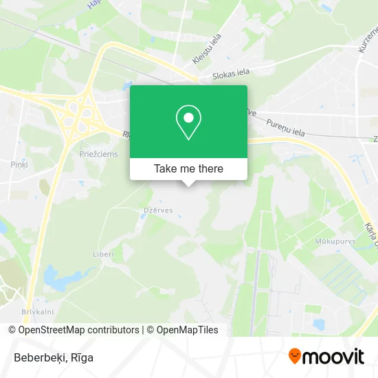 Карта Beberbeķi