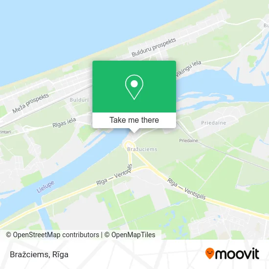 Карта Bražciems