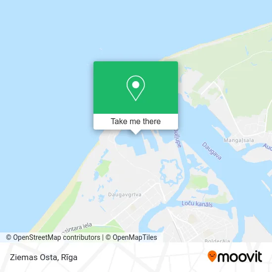 Карта Ziemas Osta