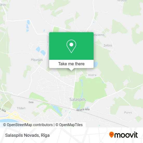 Карта Salaspils Novads