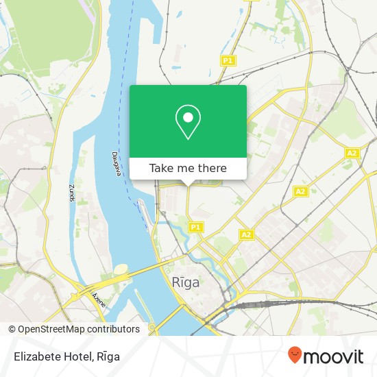 Elizabete Hotel map