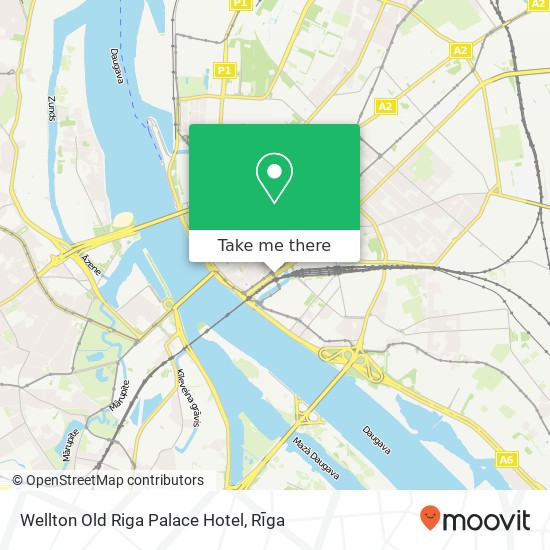 Карта Wellton Old Riga Palace Hotel