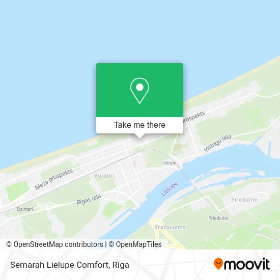 Semarah Lielupe Comfort map