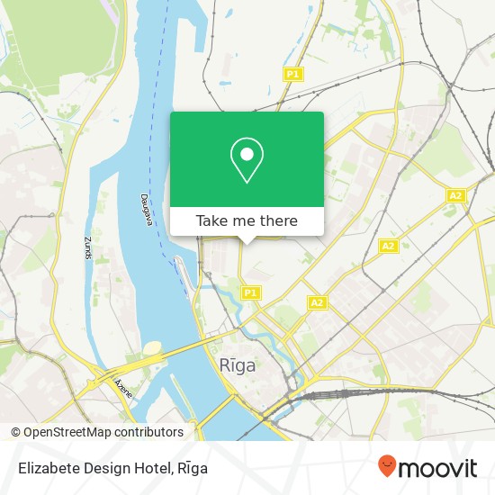 Elizabete Design Hotel map