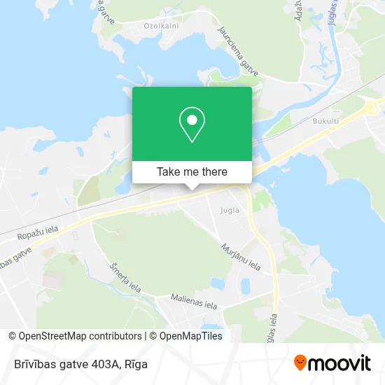 Brīvības gatve 403A map
