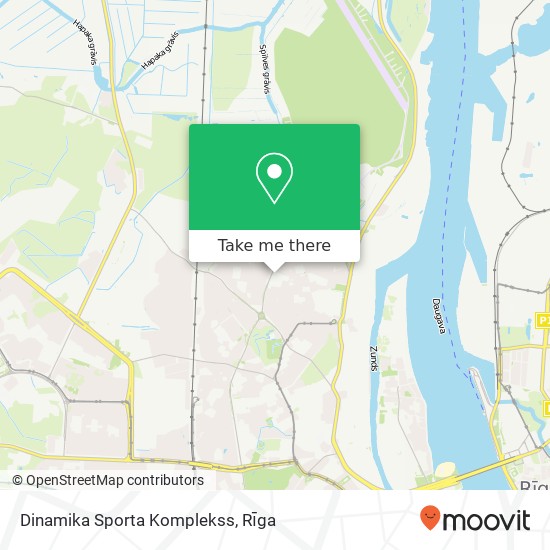 Карта Dinamika Sporta Komplekss