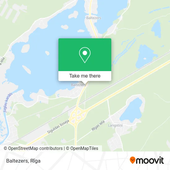 Карта Baltezers