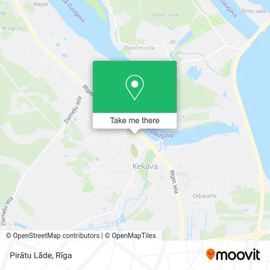 Карта Pirātu Lāde